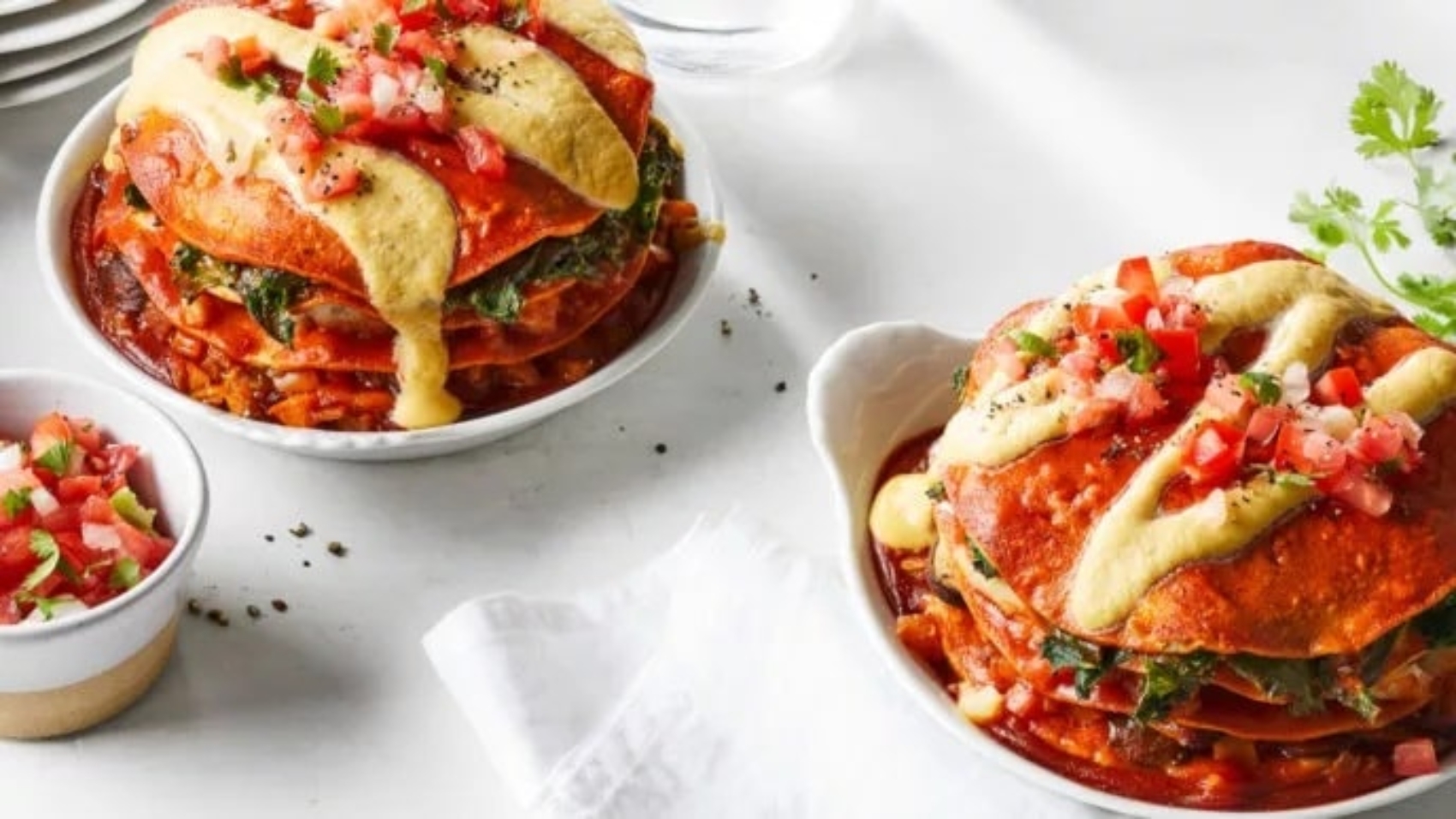 4-Layer Enchilada Cakes