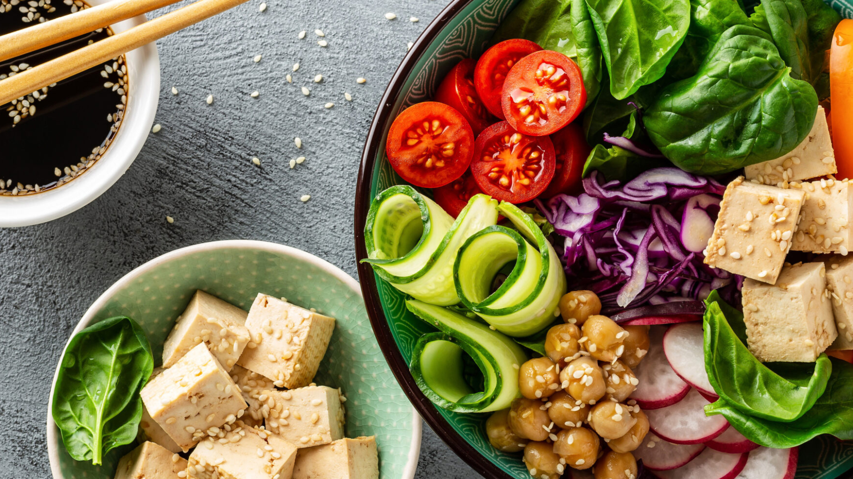 plant-based advice and recipes - buddha bowl