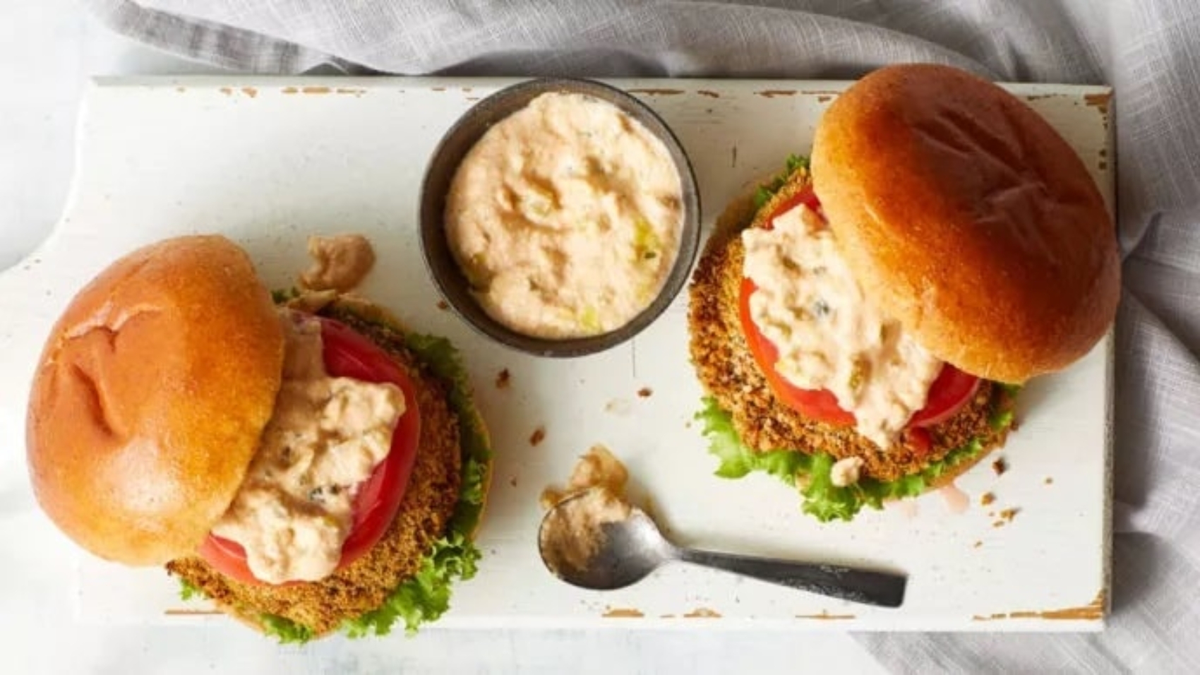 Air-Fryer Portobello Burgers