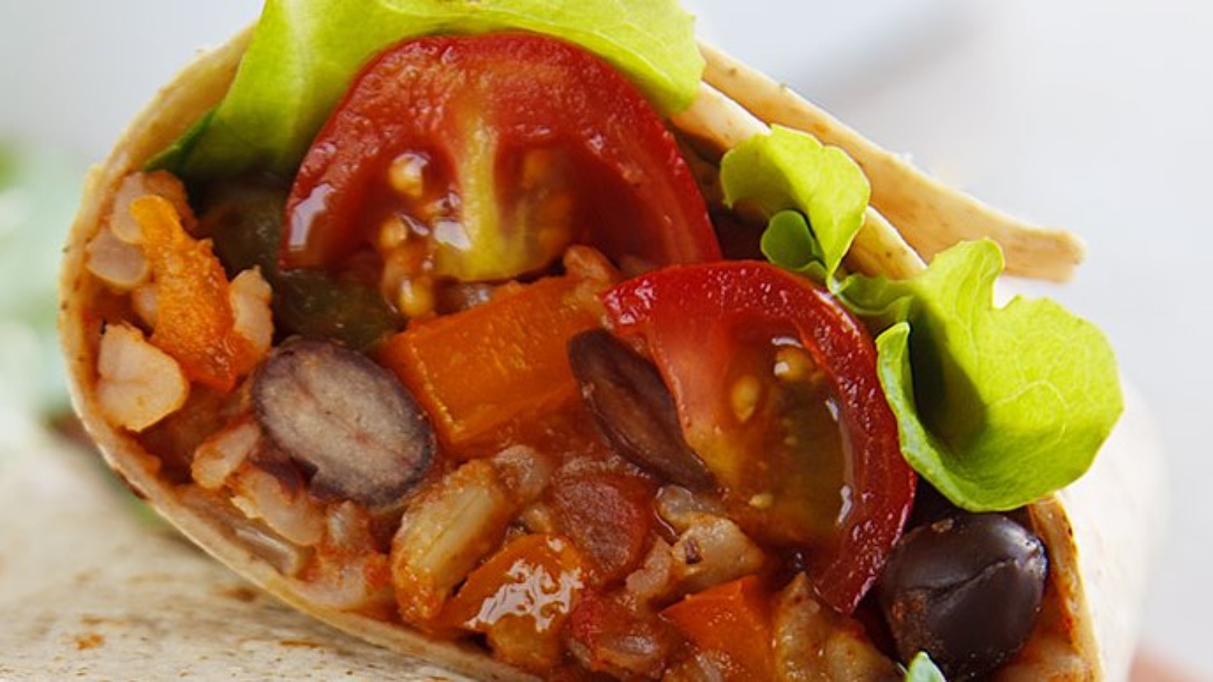 Burritos With Spanish Rice And Black Beans