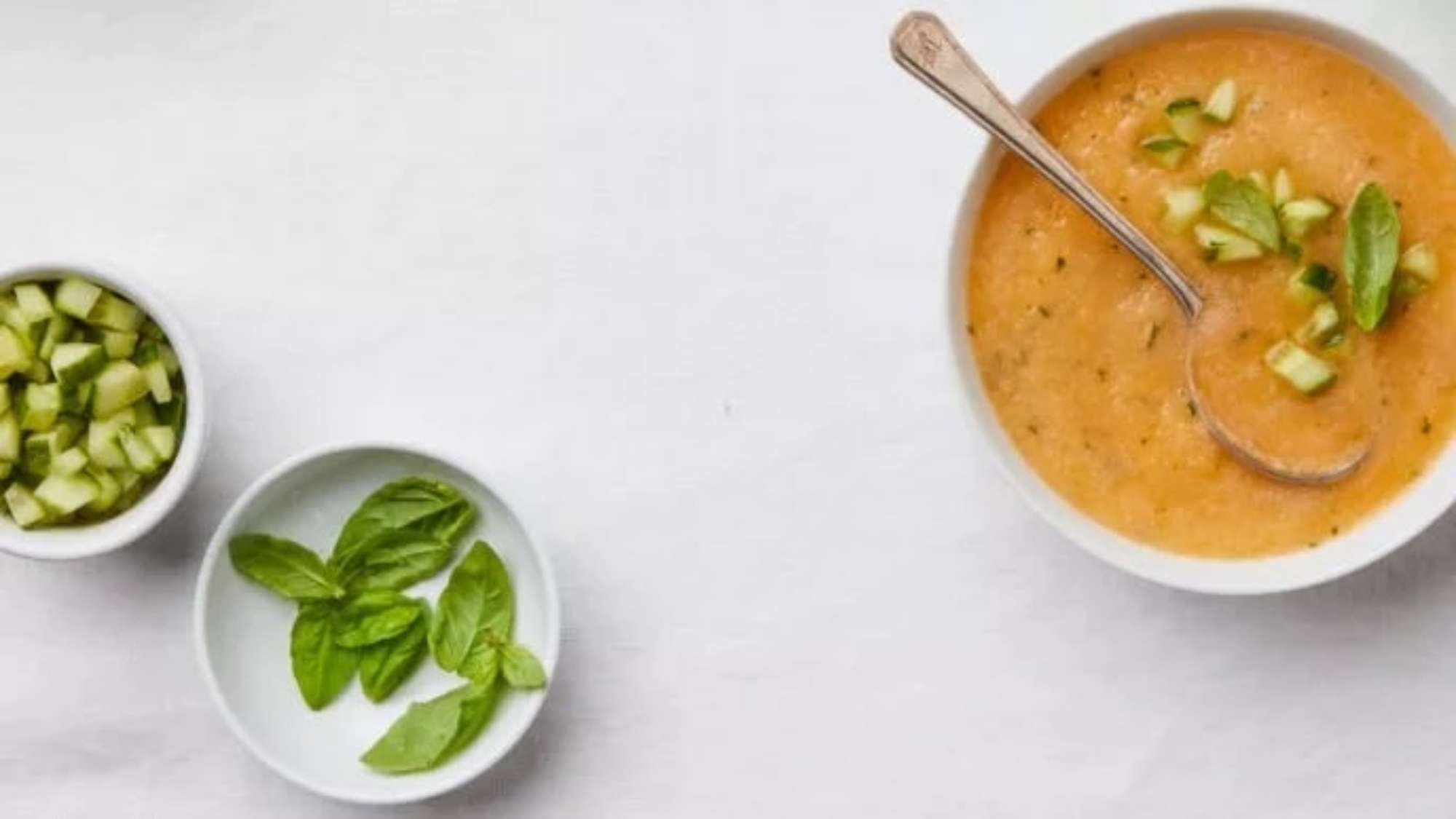 Cantaloupe-Cucumber Soup