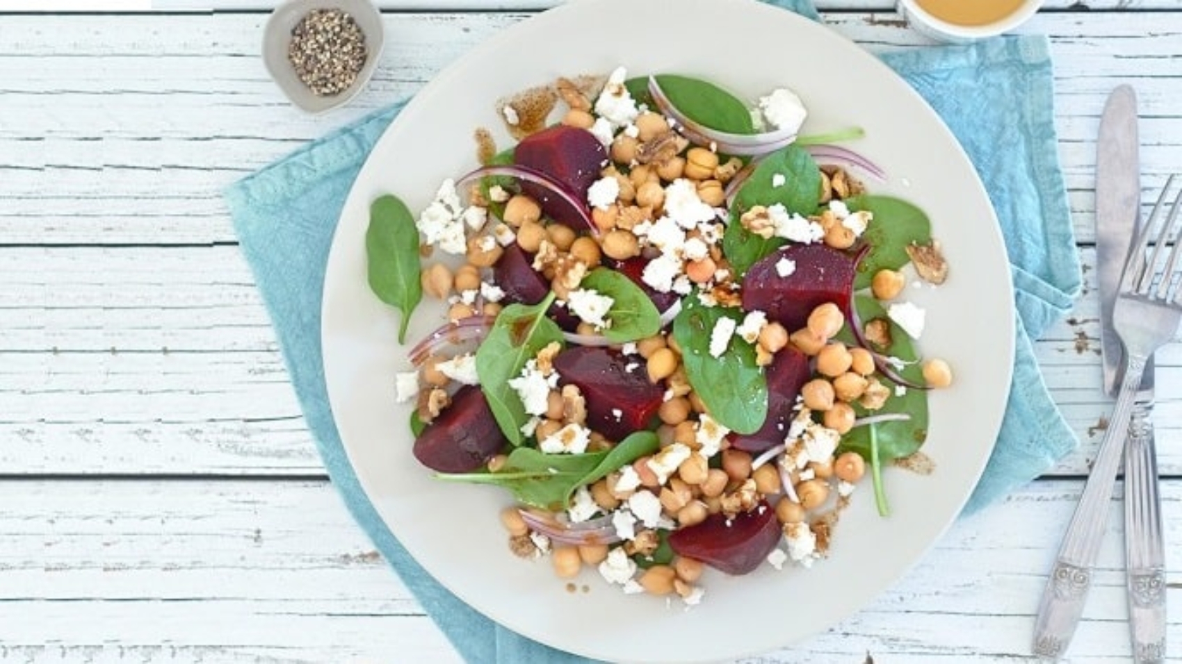 Chickpea And Baby Beet Salad