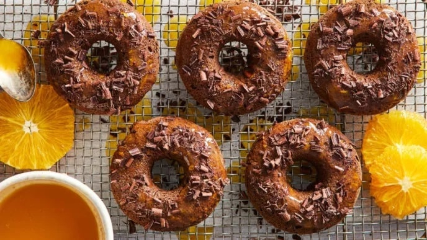 Chocolate-orange Dessert Donuts