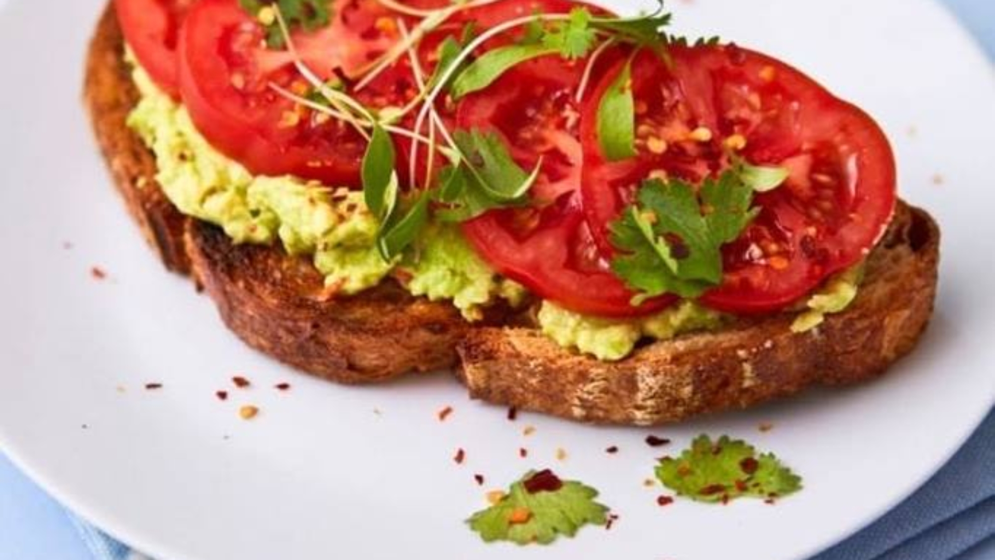 Vegan Tomato And Avocado On Toast Recipe
