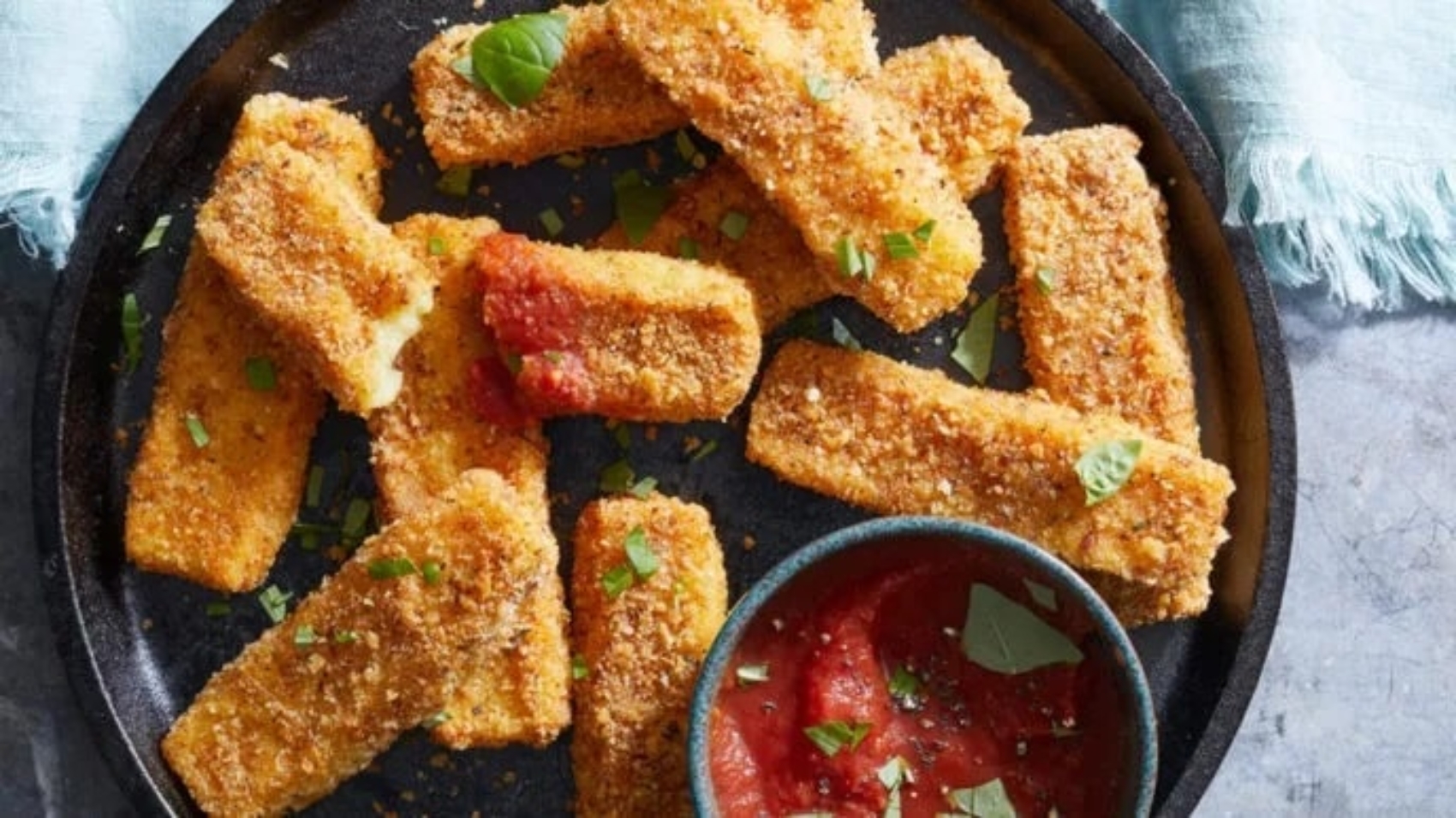 Crispy Potato Vegan Cheese Sticks