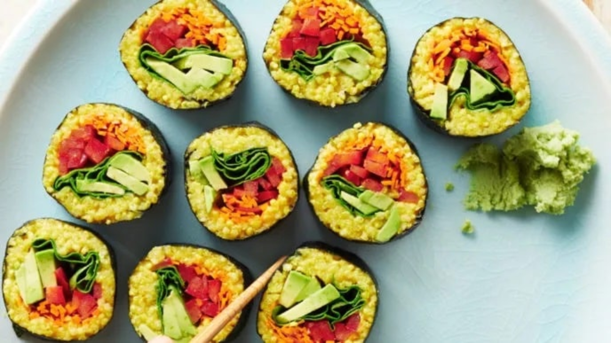 Curried Millet Sushi