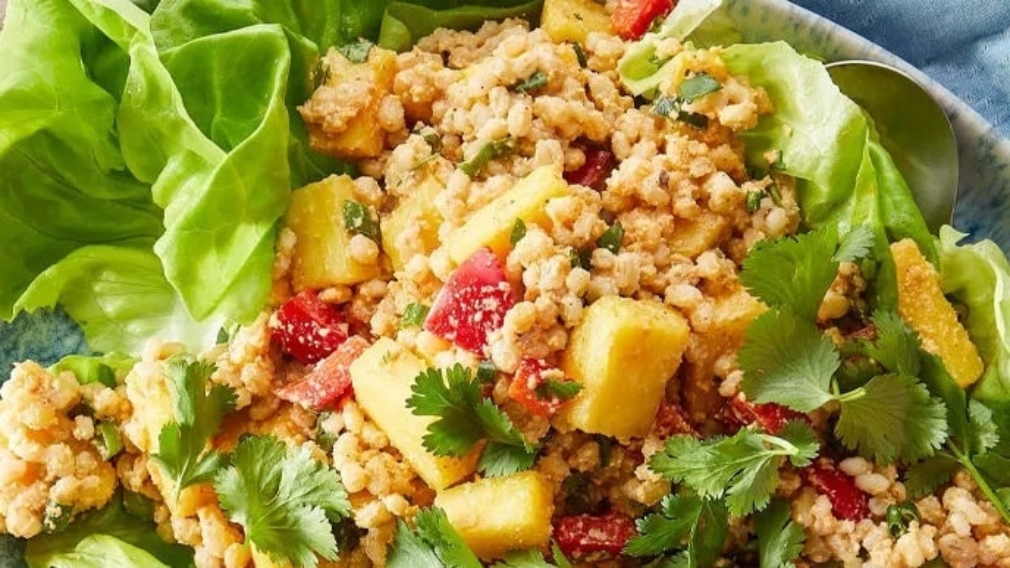 Fresh Pineapple And Barley Salad
