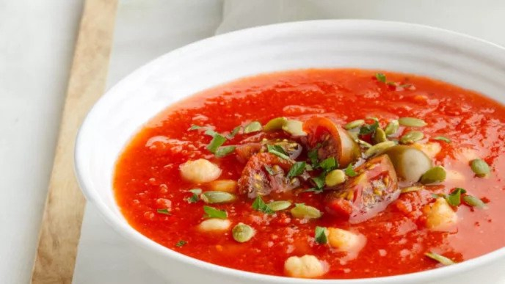 Garden Chickpea Tomato Soup