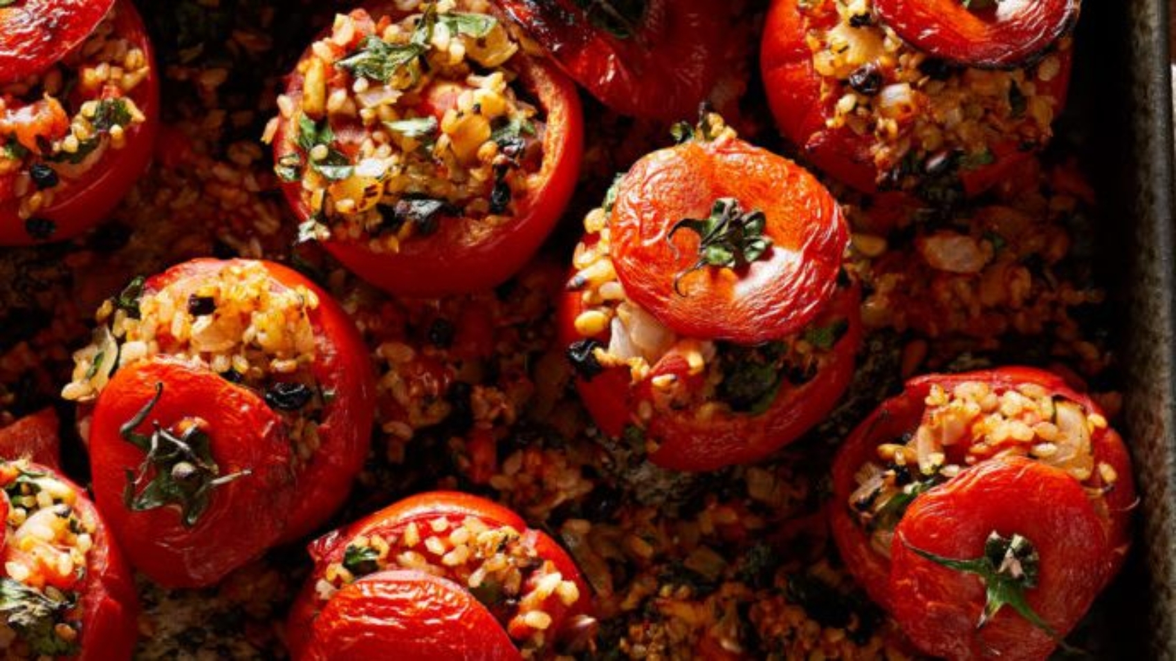 Greek-Style Stuffed Tomatoes