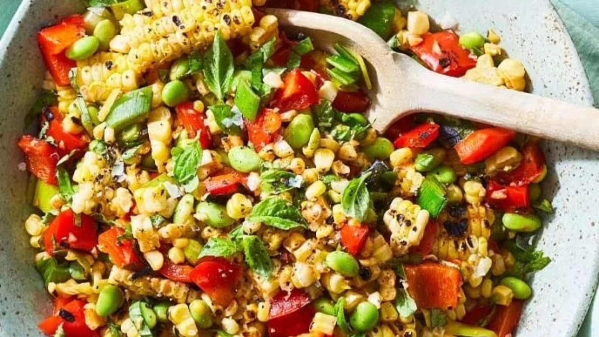 Grilled Corn Succotash