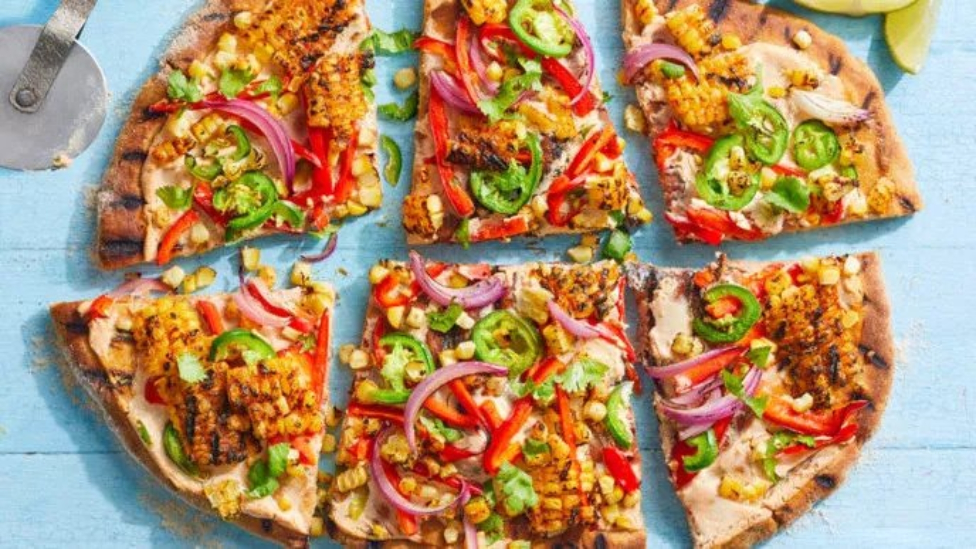 Grilled Street Corn Pizza
