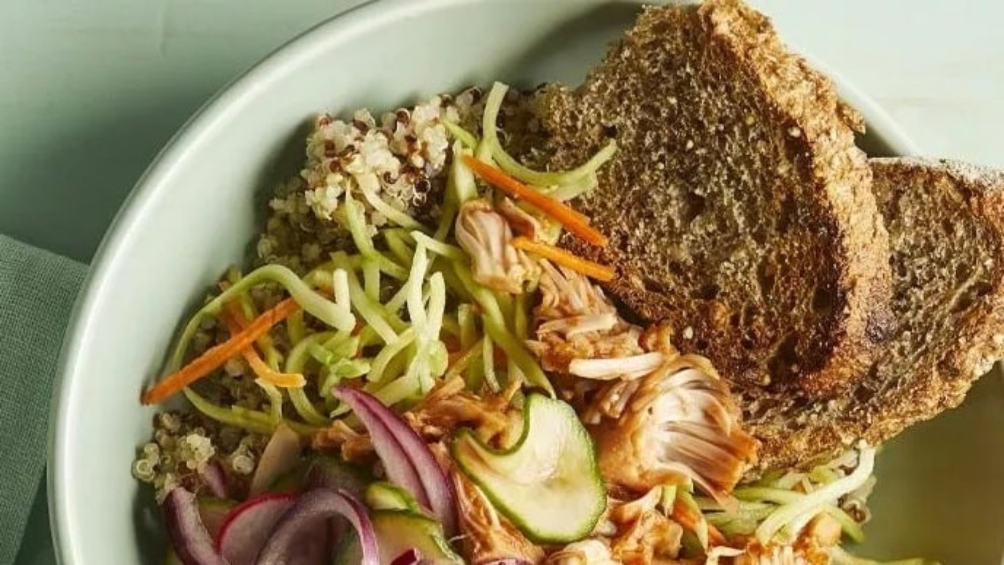 Jackfruit Bowls with Texas Toast