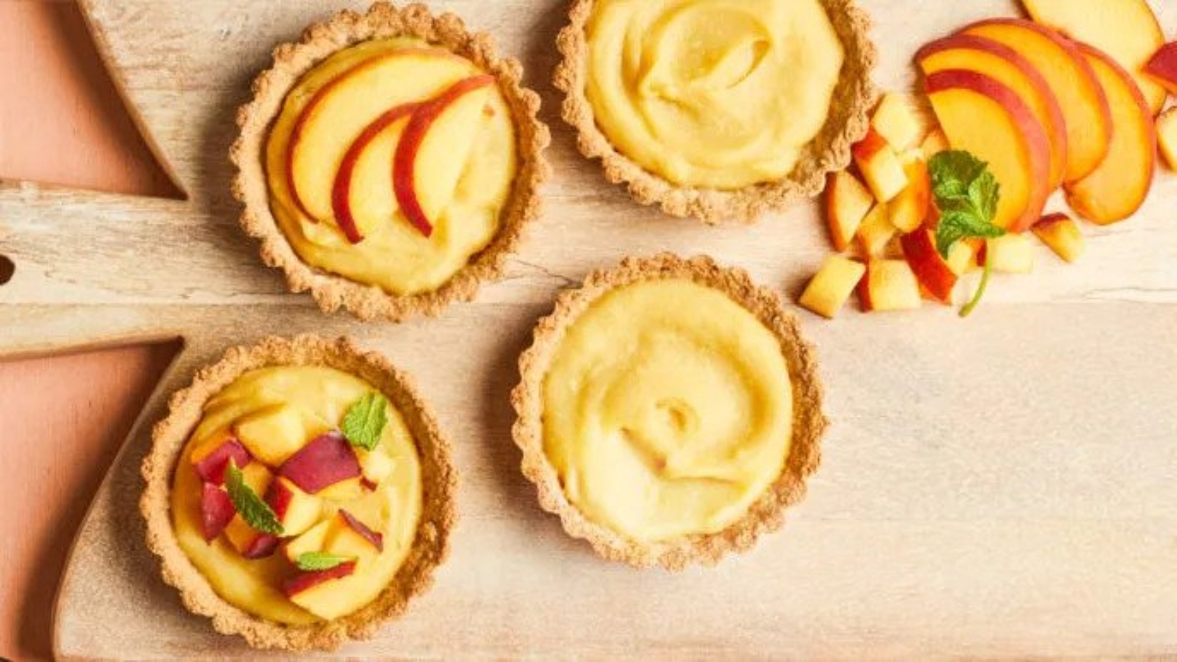Mini Peach Tarts