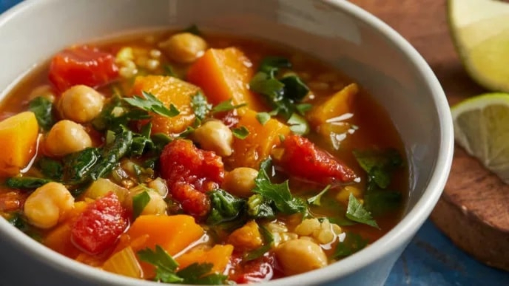Moroccan Butternut Squash And Chickpea Stew