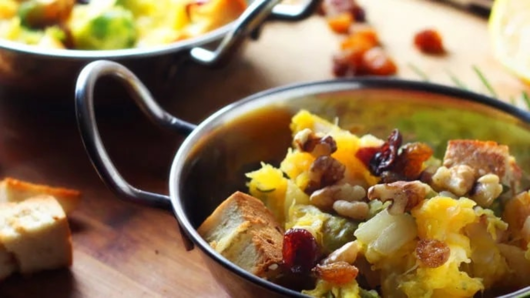 Panzanella with Dried Cherries