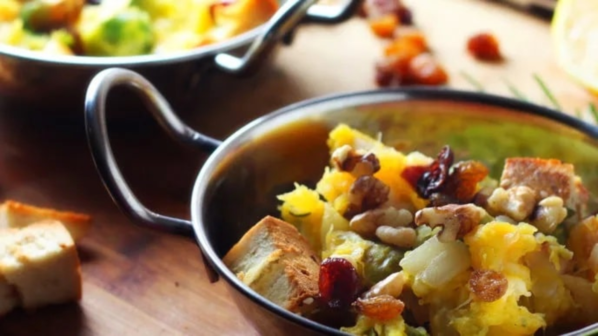 Panzanella with Dried Cherries