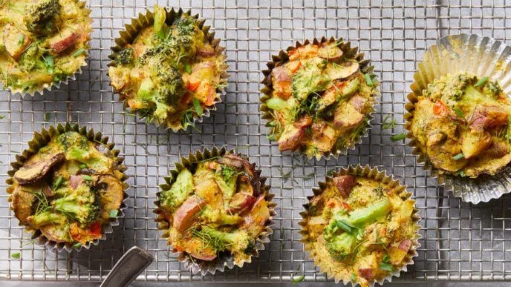 Potato Broccoli Mini Frittatas