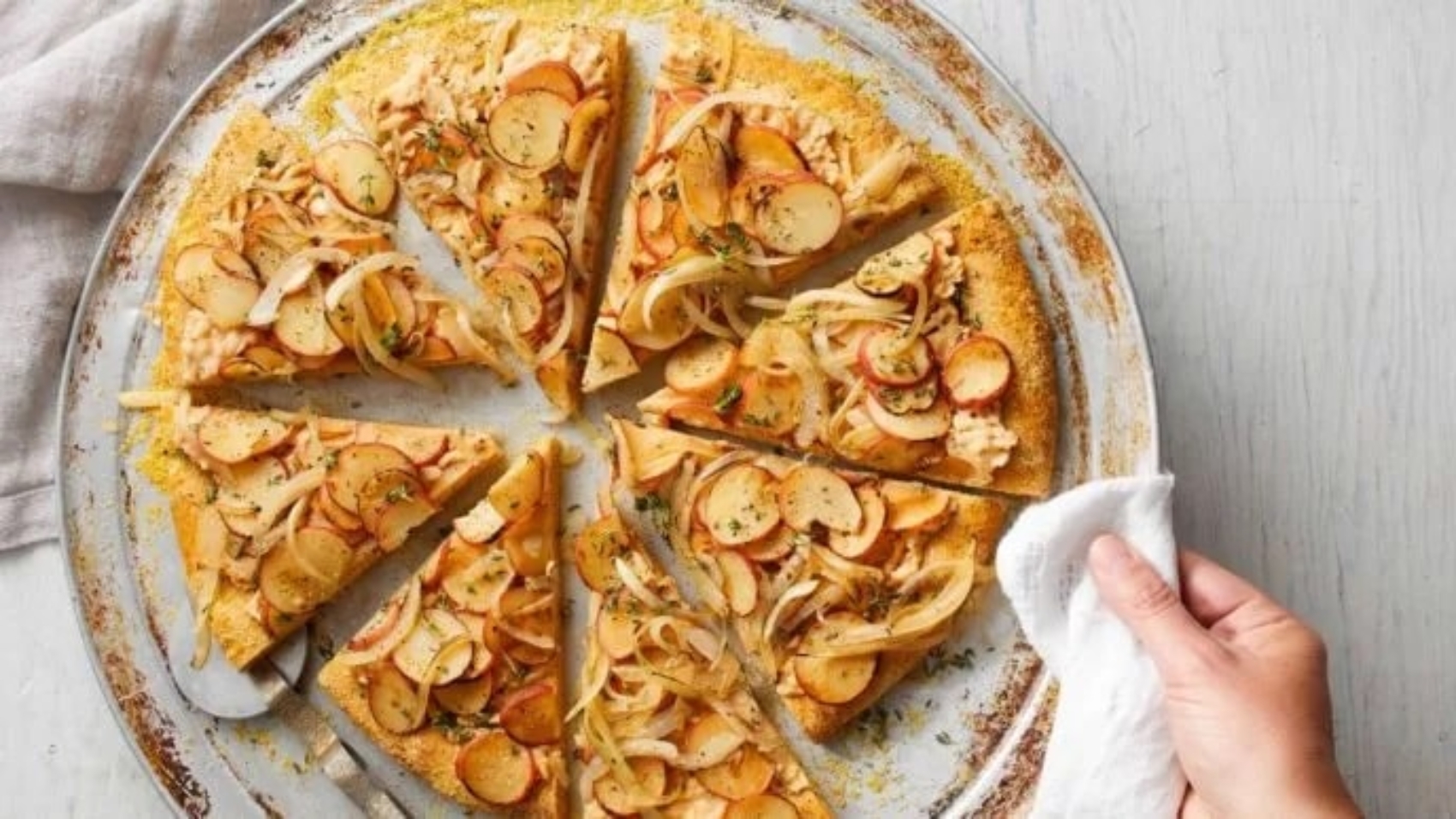 Potato-Onion Pizza
