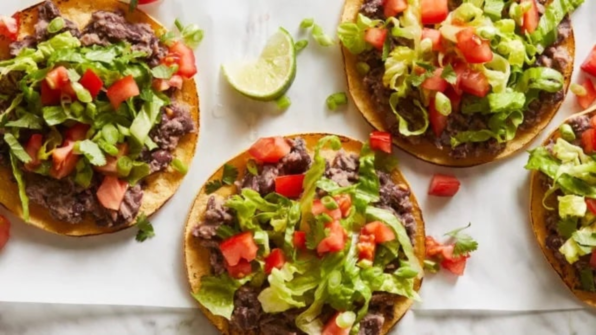 Quick Black Bean Tostadas