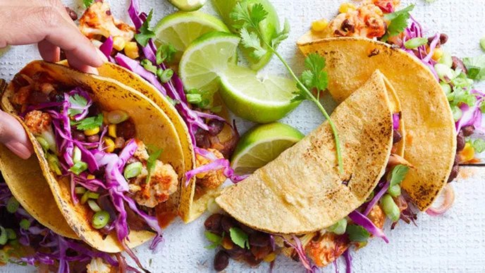 Red Onion and Charred Cauliflower Tacos