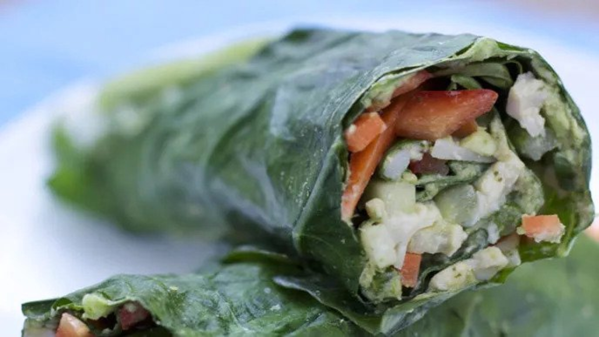 Veggie Wraps With Herbed Hummus