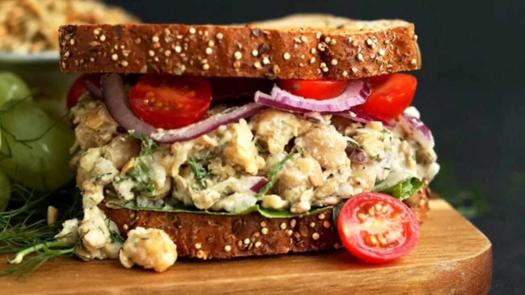 “No-Tuna” Salad Sandwich